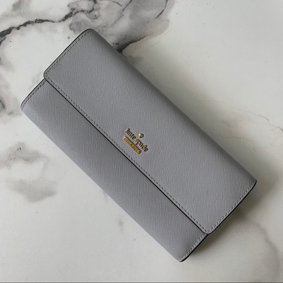 Kats Spade Leather Wallet in Robbins-Egg Blue - Picture 1 of 6